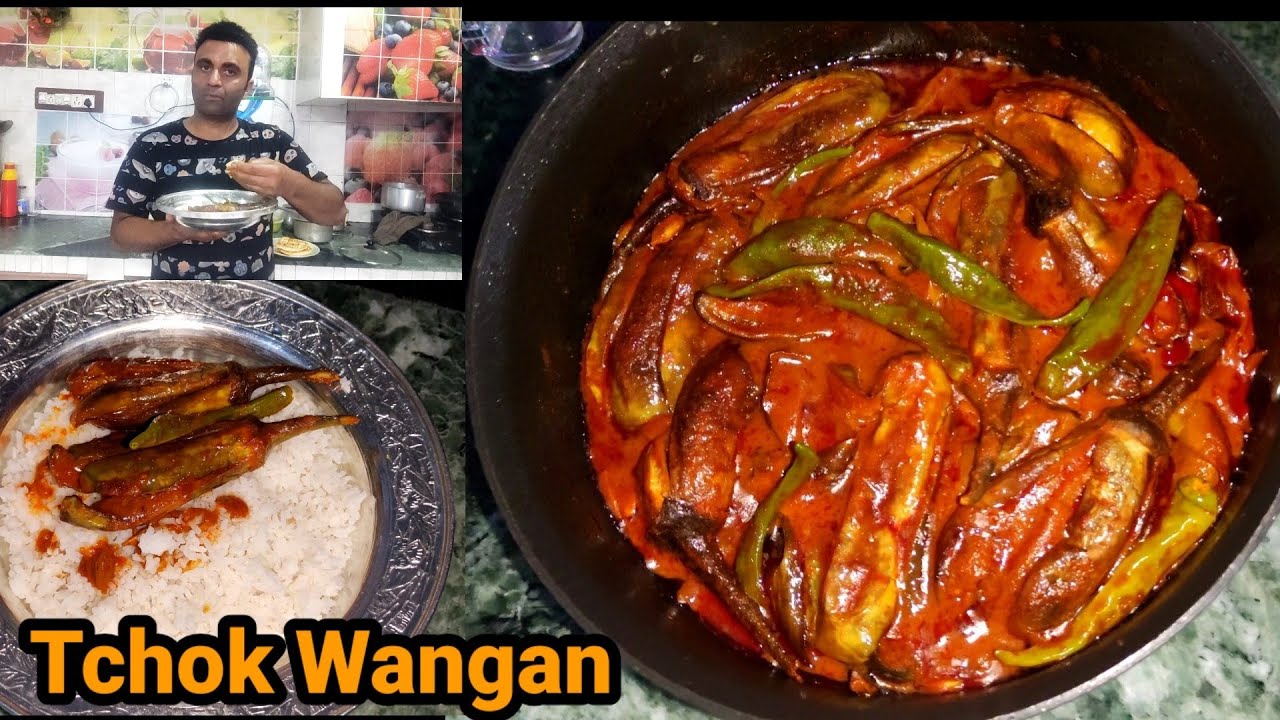 Tchok Wangan Bade tasty Bane || Sour Brinjals || Khate Bengan Ki Sabzi Bahut mazedar