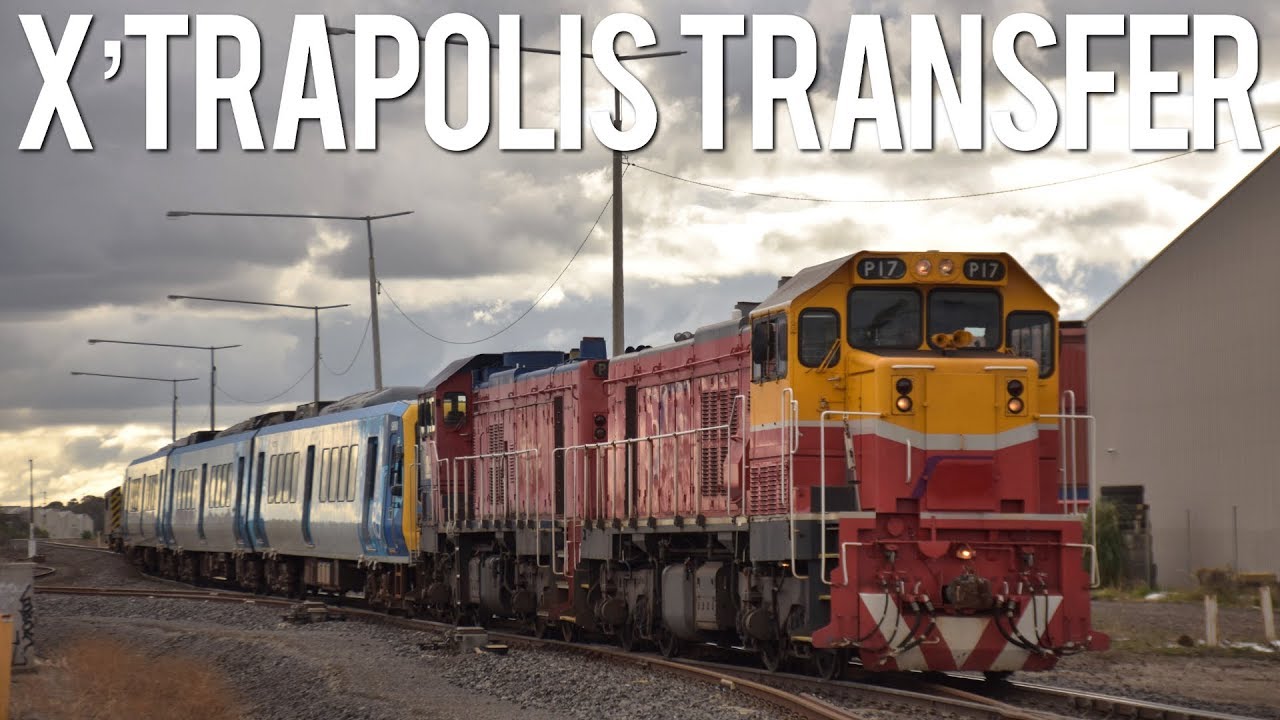 X'trapolis train on the Geelong line! (SSR Xtrapolis Transfer to Ballarat) | P17, P18