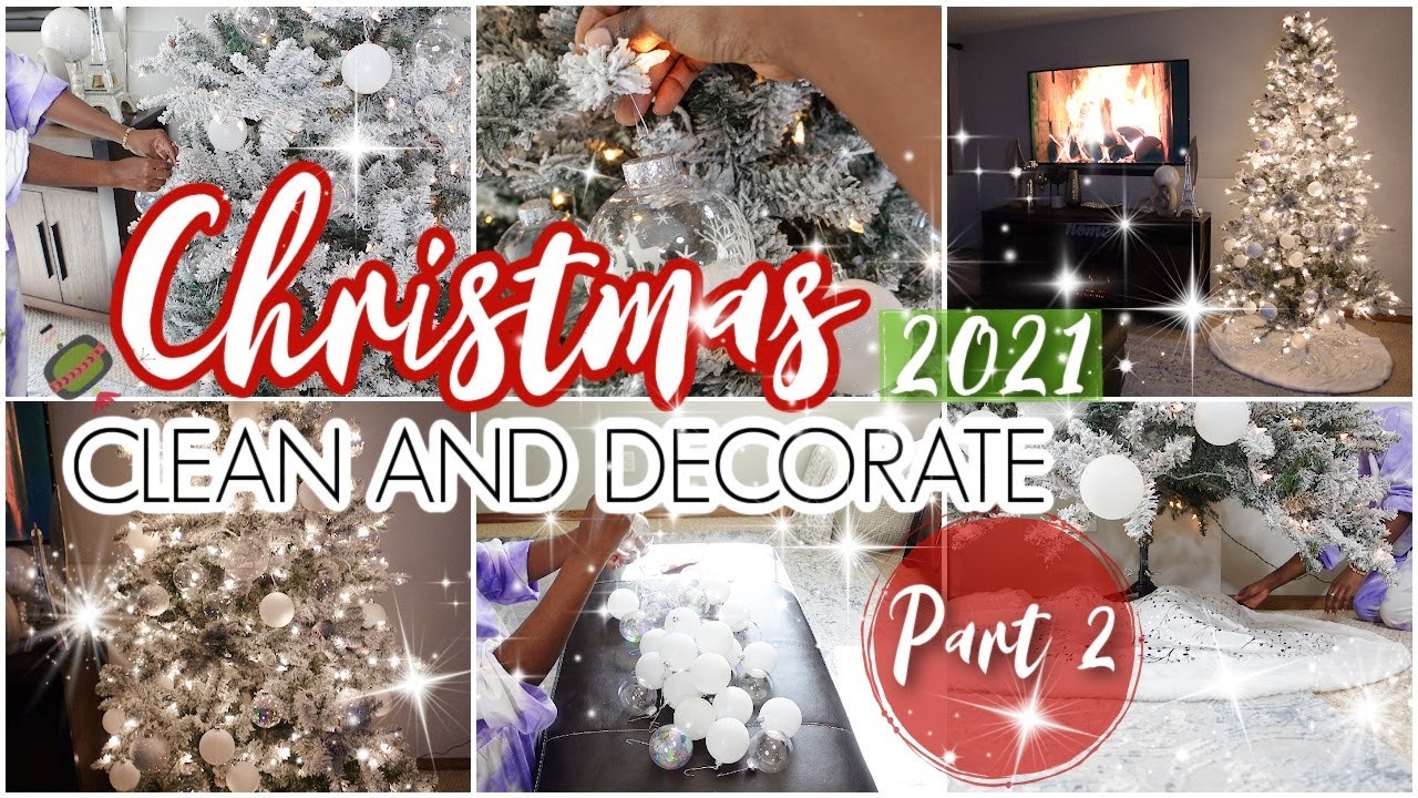 *NEW* 2021 CHRISTMAS TREE DECORATE WITH ME PART 2 || CHRISTMAS TREE DECORATE WITH ME 2021