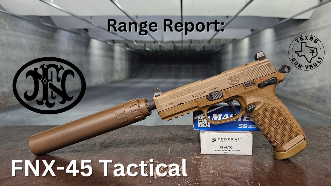 Отчет об испытаниях: FN (Fabrique Nationale) FNX-45 Tactical — конкурент Hk Mk23?