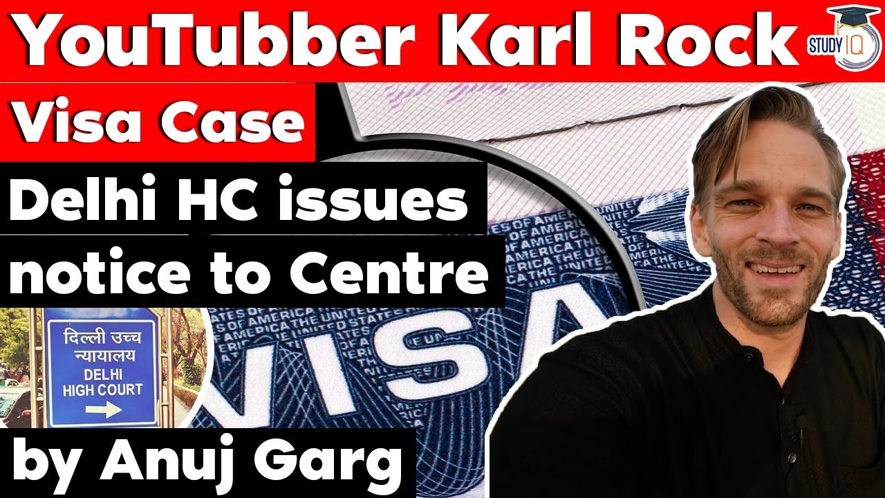 Karl Rock Visa Violation Case - Delhi HC issues notice to Centre - Rajasthan Civil Judge Exam 2021