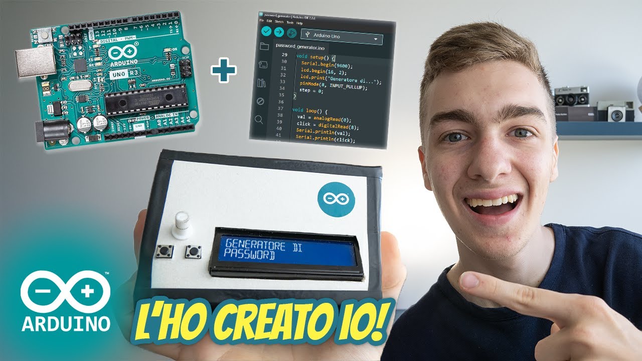 HO COSTRUITO un GENERATORE di PASSWORD da zero grazie a ARDUINO STARTER KIT - Ecco come ho fatto