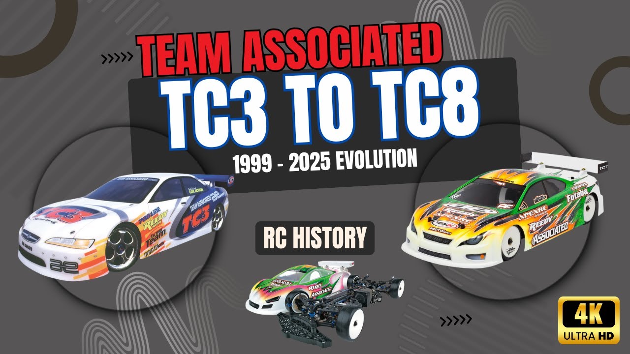 The COMPLETE History of Team Associated Legend Touring Cars – TC3 → TC8 (1999–2025)