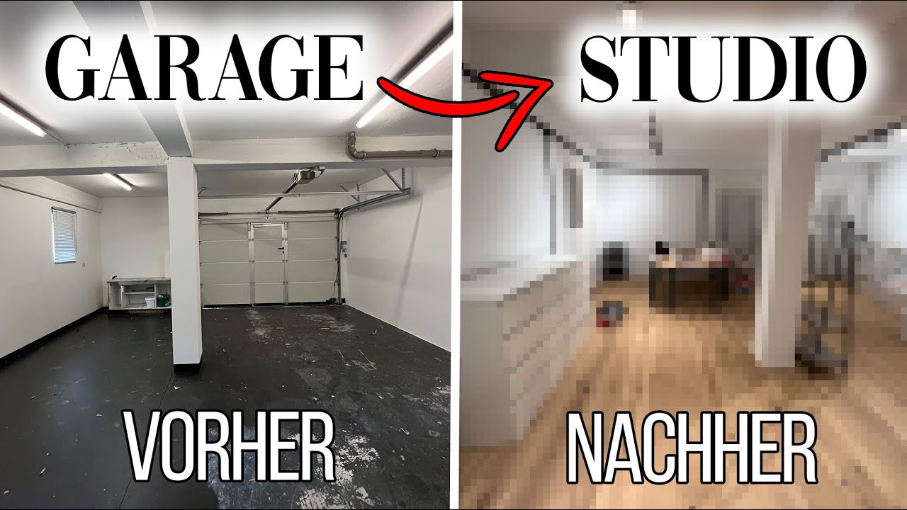 Von einer GARAGE zum WOHNRAUM - SO sieht jetzt mein Studio aus!