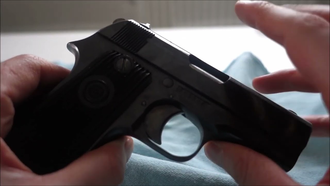 pr&eacute;sentation d&eacute;montage remontage pistolet unique RR 51 calibre 7,65 browning