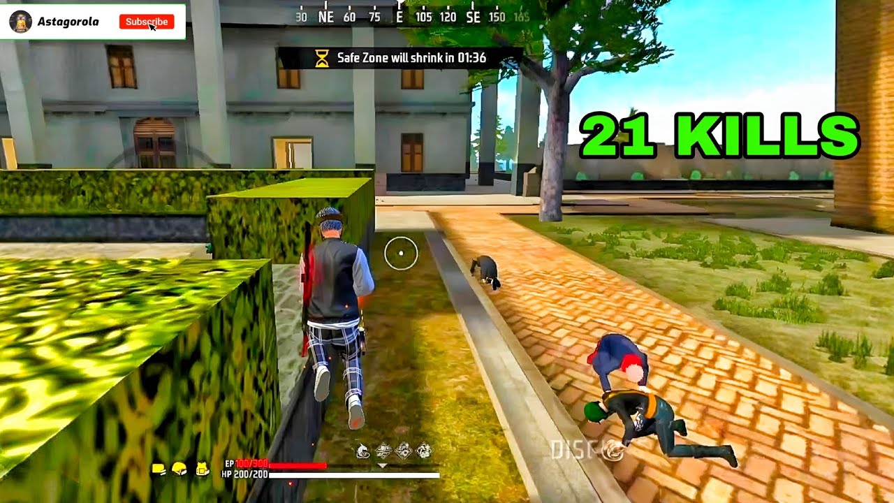 P90 + XM8 = Death Combo 💀 21 Kills in Ranked | Free Fire 🔥