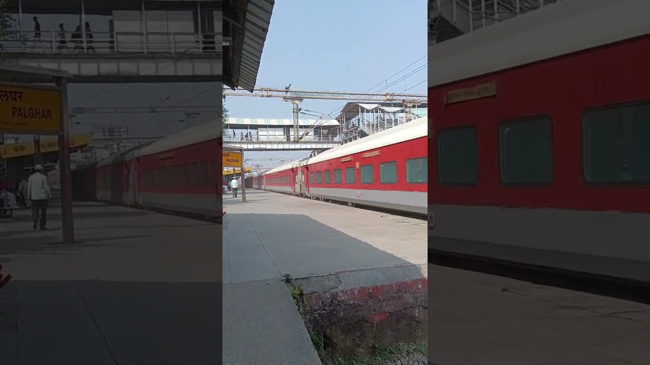 (12909)BDTS-Hazrat Nizamuddin Garib Rath Exp😍 with LHB COACHES❤️ skipping with WAP-5⚡