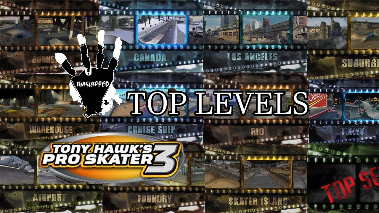 Tony Hawk's Pro Skater 3 -RANKING EVERY LEVEL-