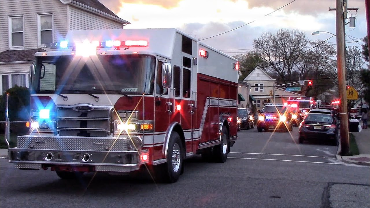 West Paterson Fire Department Parade For The New Rescue 1 2019 Pierce Enforcer Rescue 4-15-19