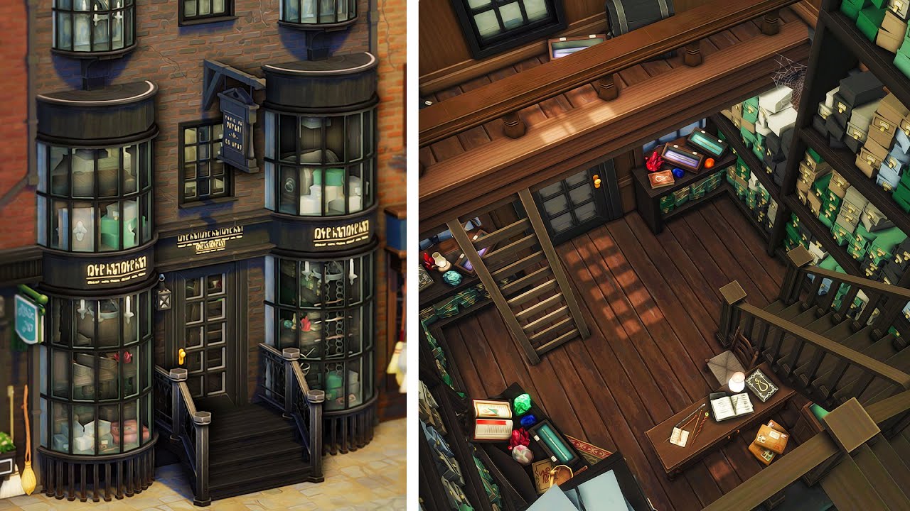 Ollivanders [No CC] | Harry Potter World | The Sims 4 - Speedbuild