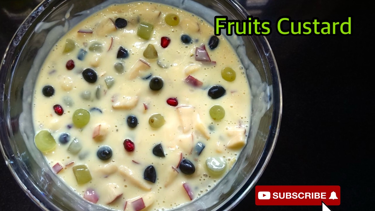 ಫ್ರೂಟ್ ಕಸ್ಟರ್ಡ್ ರೆಸಿಪಿ — Fruit Custard Recipe in Kannada