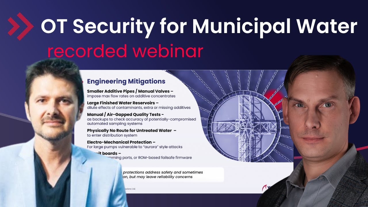 Engineering Cybersecurity Mitigations for Municipal Water Systems | Webinar
