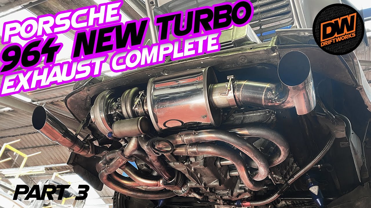 Изготовление выхлопной системы для моего Porsche 911 964 Turbo с воздушным охлаждением мощностью ...