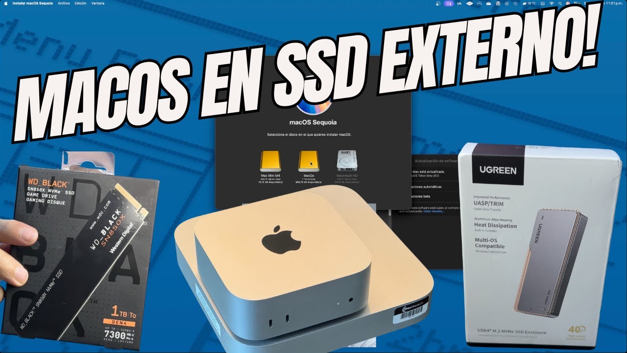 ¿Cómo instalar macOS en otra unidad fácil y rápido? Mac Mini M4