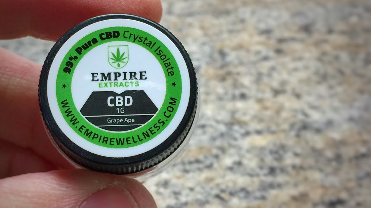 CBD Isolate with Grape Ape Terps Review