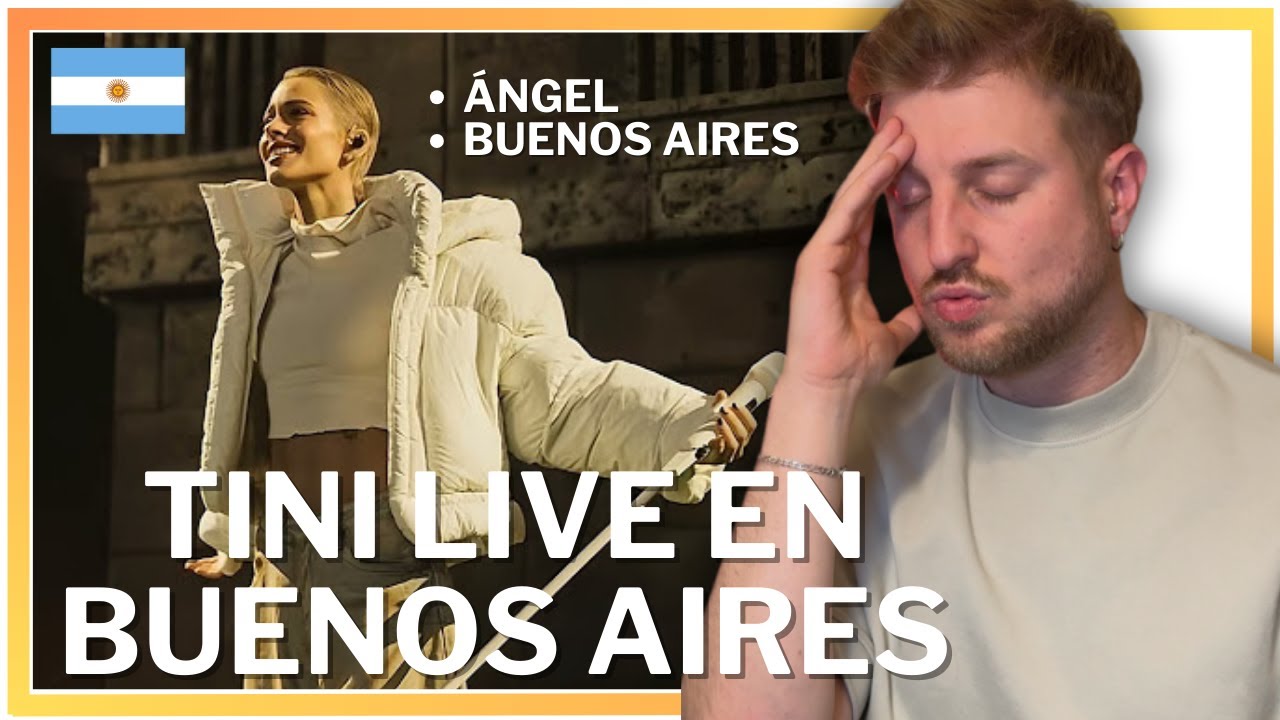 *Reacción* TINI - Ángel x Buenos Aires (LIVE)