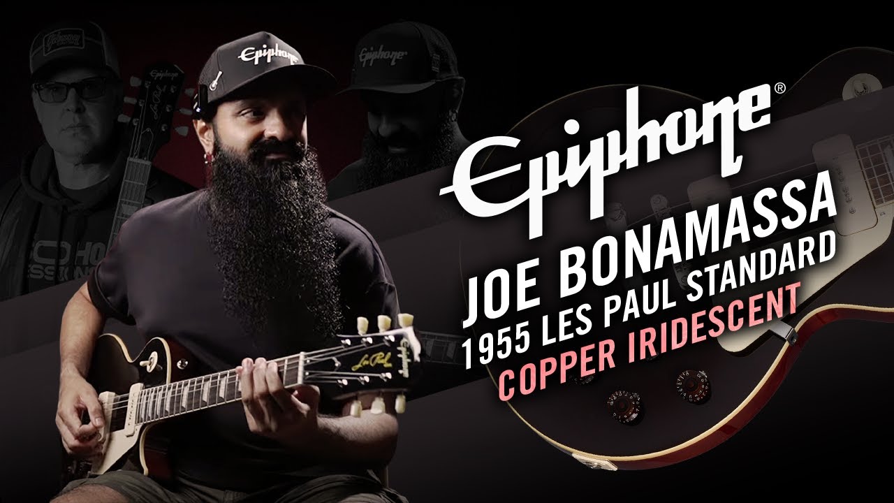 THIS EPIPHONE PLAYS LIKE A GIBSON: Epiphone Joe Bonamassa 1955 Les Paul Standard Copper Irisdescent