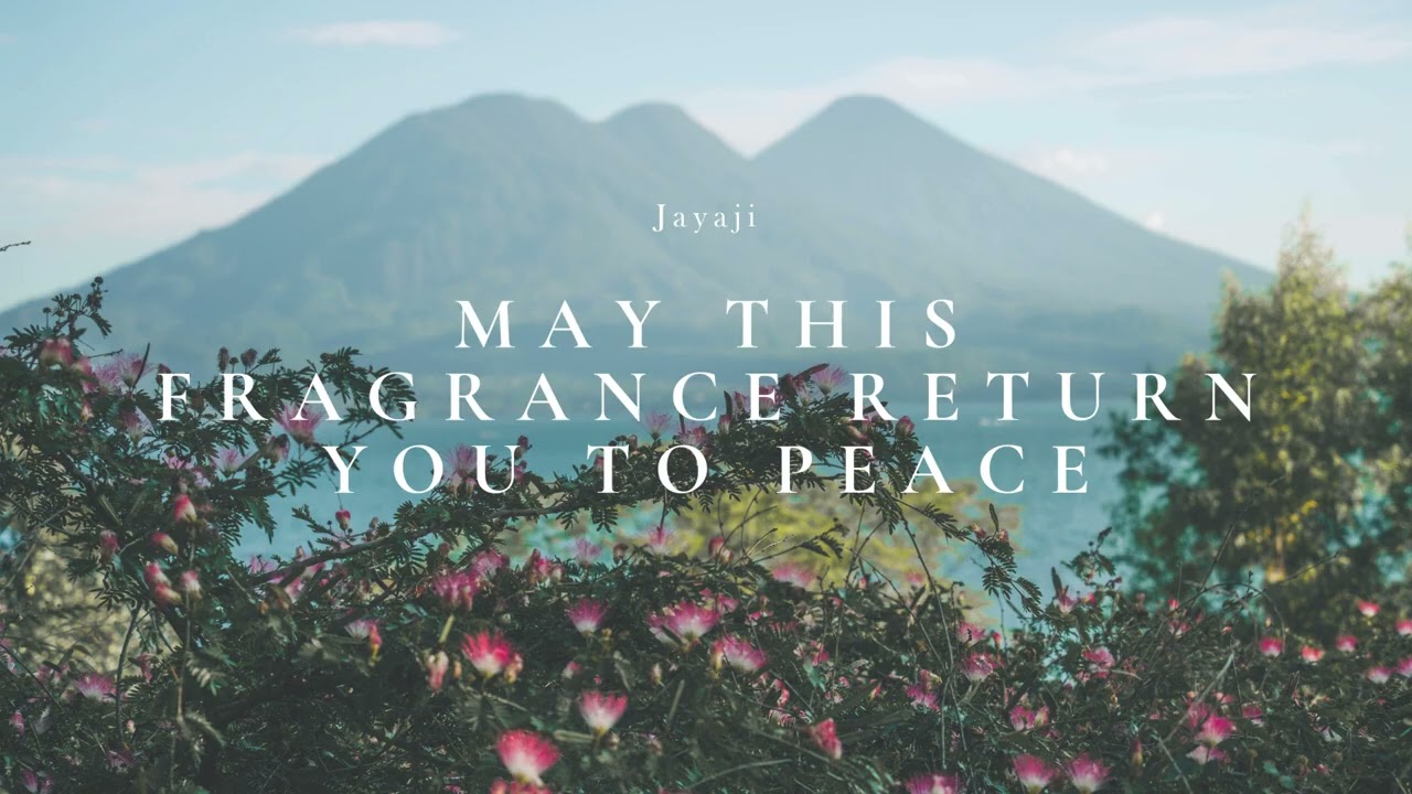 May This Fragrance Return You To Peace