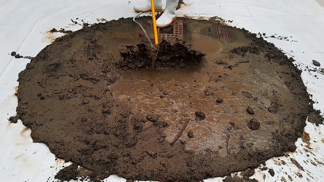 A few minutes of magic with a metal scrubber - witness the incredible recovery of this dirty carpet