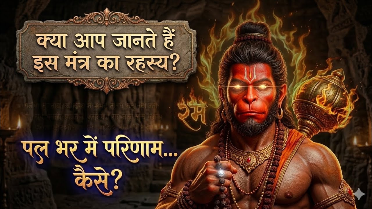 दुश्मन और बीमारियों का नाश करने वाला महा-मंत्र | Powerful Hanuman Mantra Meaning & Benefits