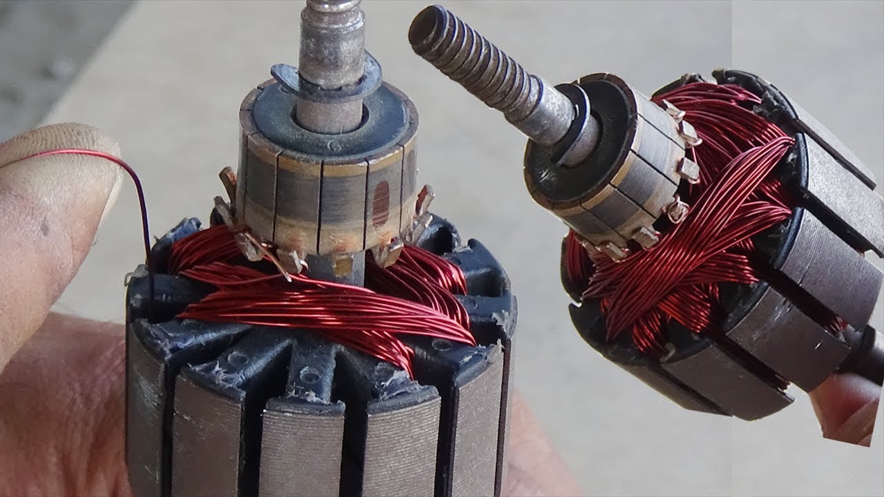 How to Rewind a DC Armature Baleno Motor