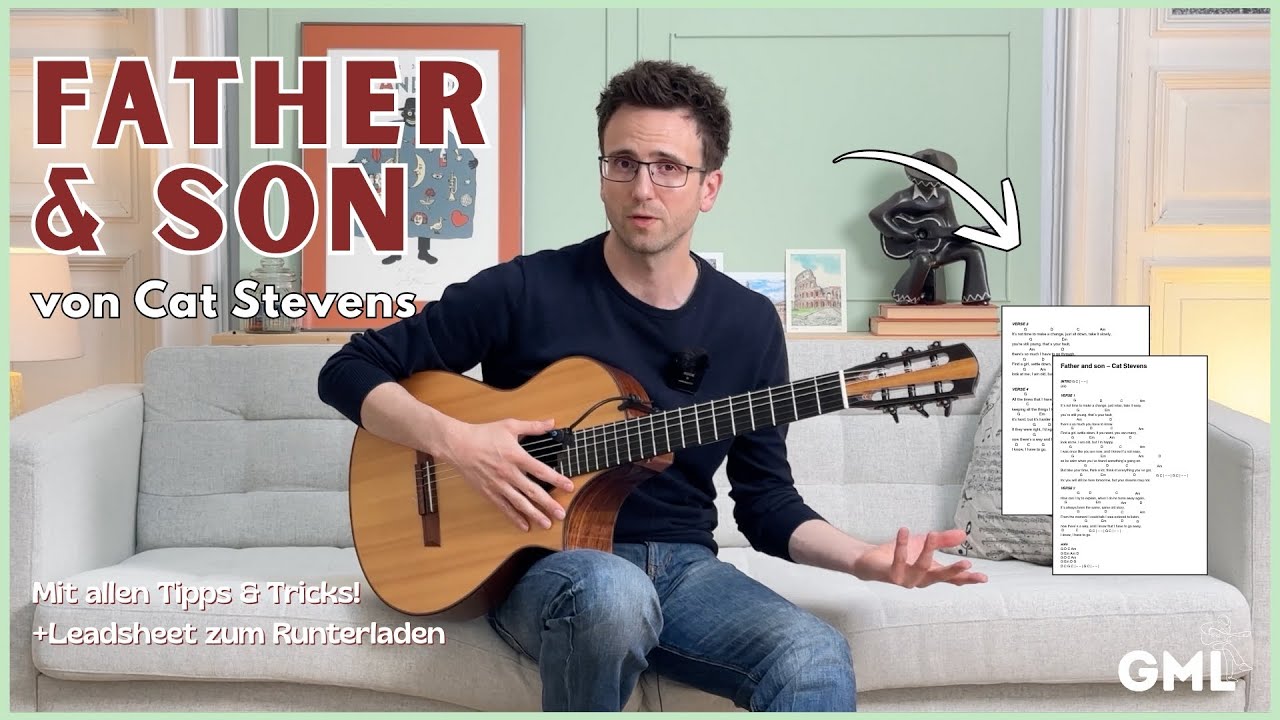 Father and Son von Cat Stevens auf Gitarre begleite | Perfekt für Anfänger!