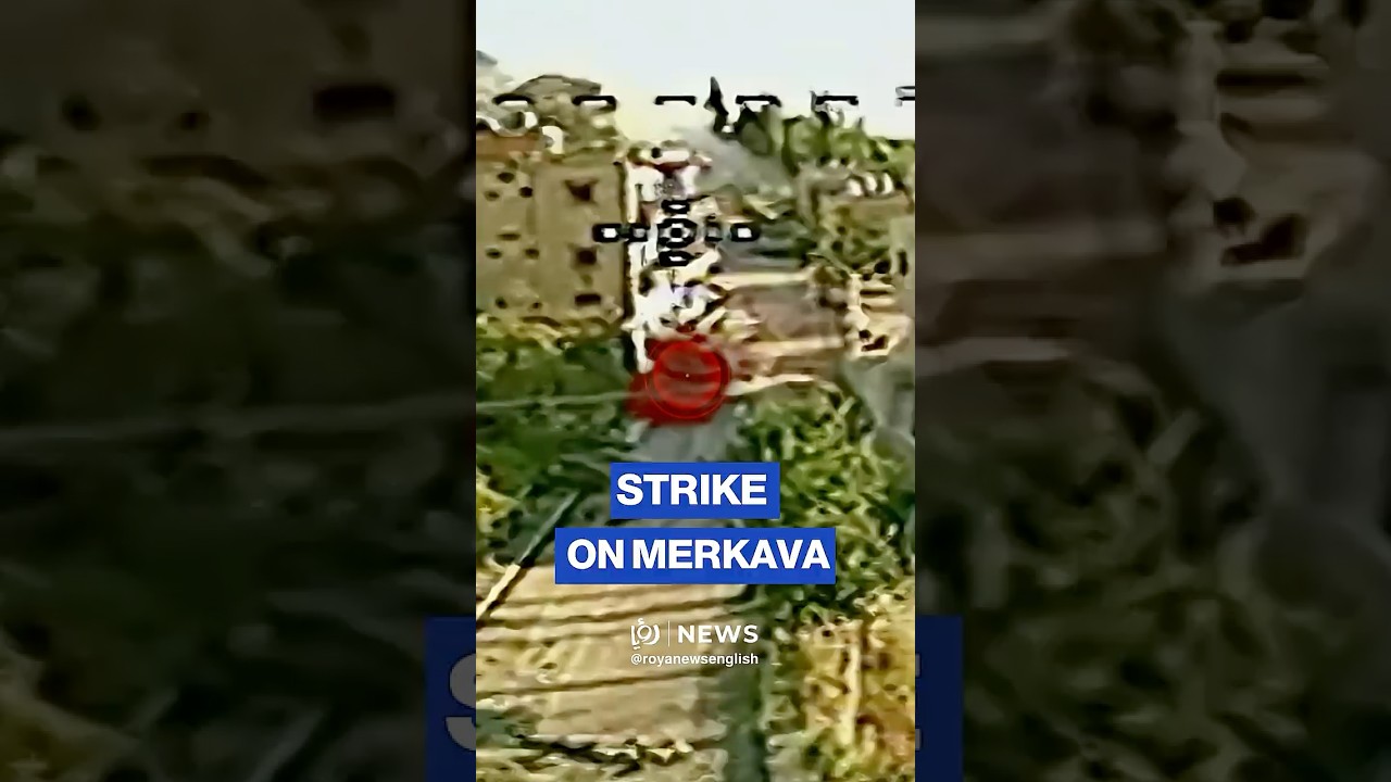 Islamic Resistance releases footage of alleged 'Israeli' Merkava tank strike