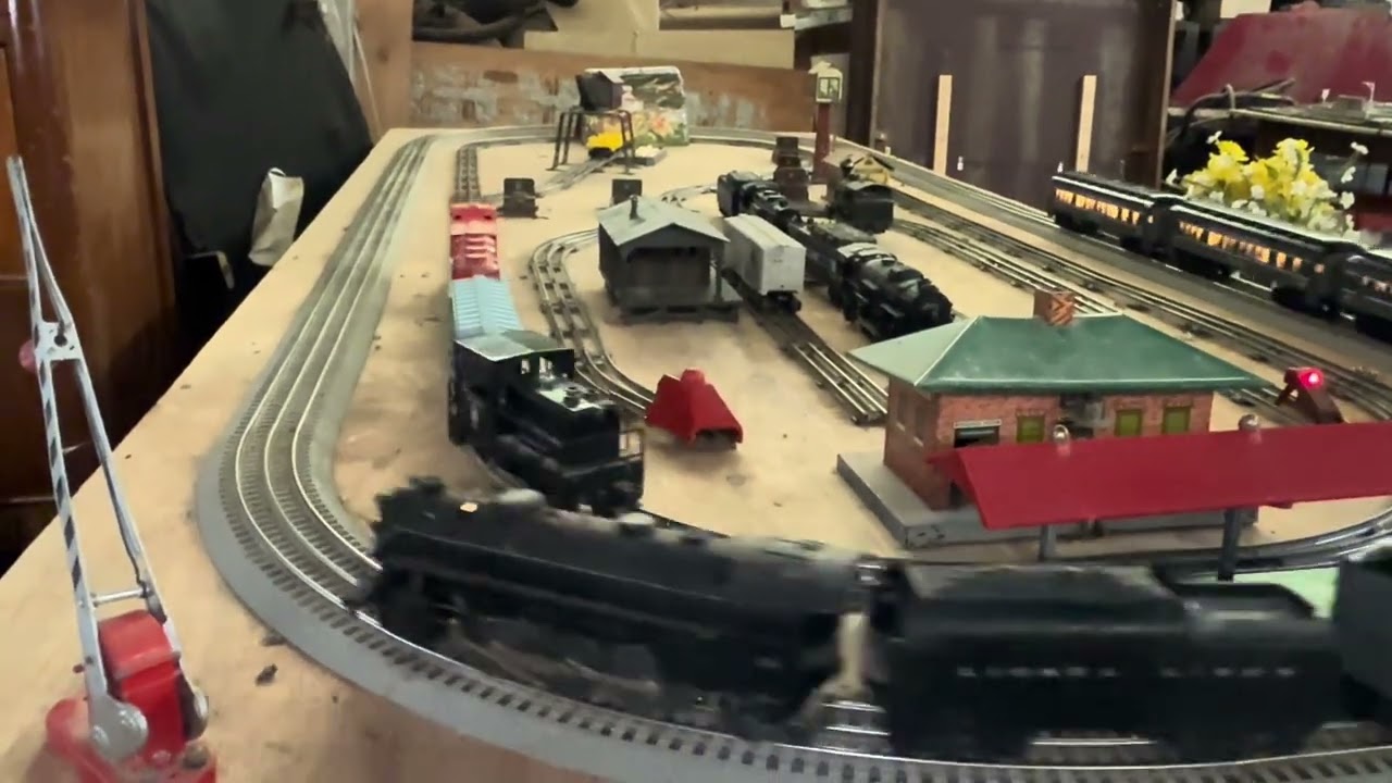 Train Running Session March 13 2026. Lionel 224 and Lionel US Army 41