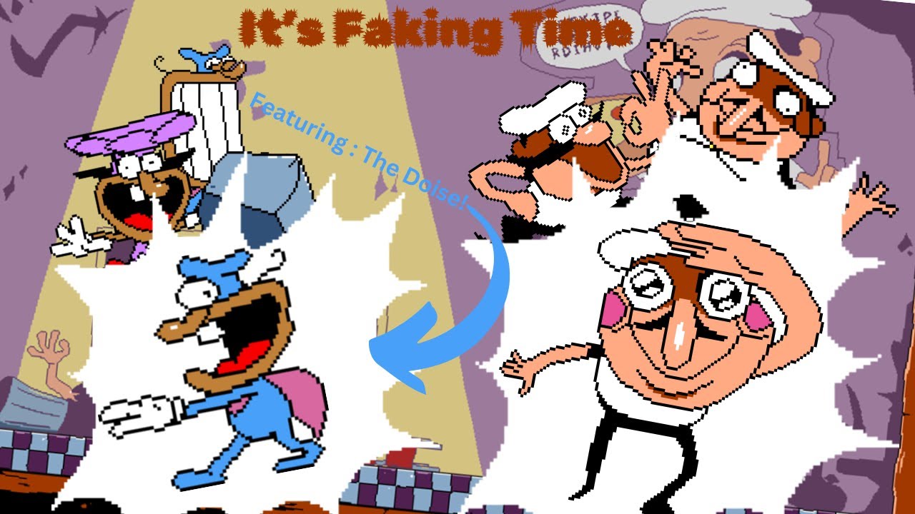 Pizza Tower Mods : It's Faking Time!!! Playable Fake Peppino V5 (featuring The Doise)
