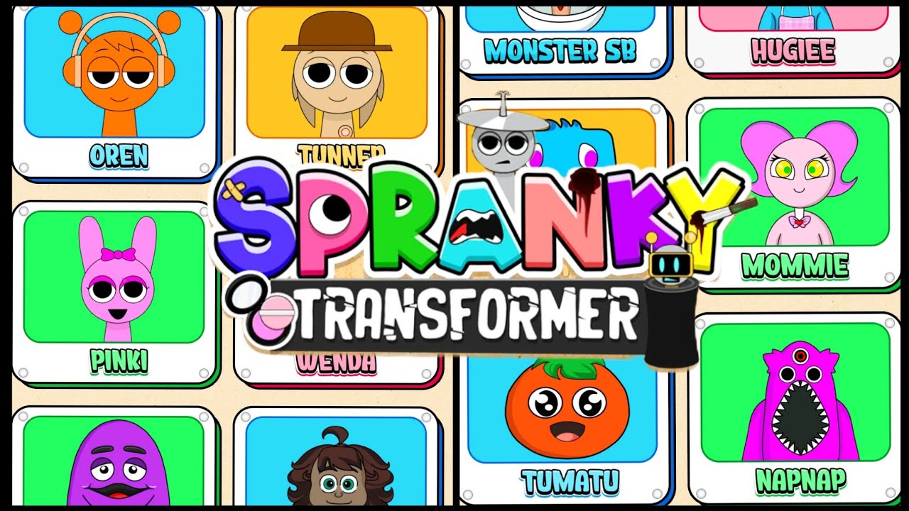 All Characters in Spranky Transformer Full Gameplay
