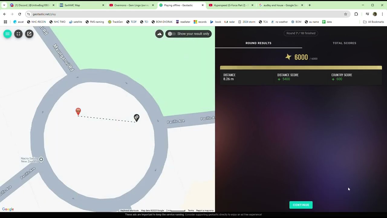 New Zealand Challenge: Geotastic (rip-off geoguessr)