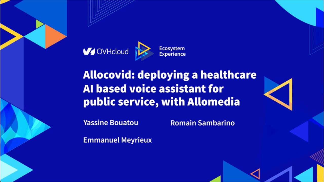 Allocovid: deploying a healthcare AI based voice assistant for public service, with Allomedia