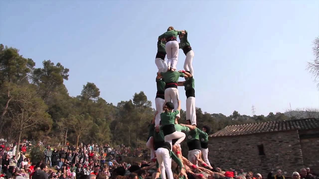 Castellers de Sant Cugat - Aplec de Sant Medir (03-03-12)