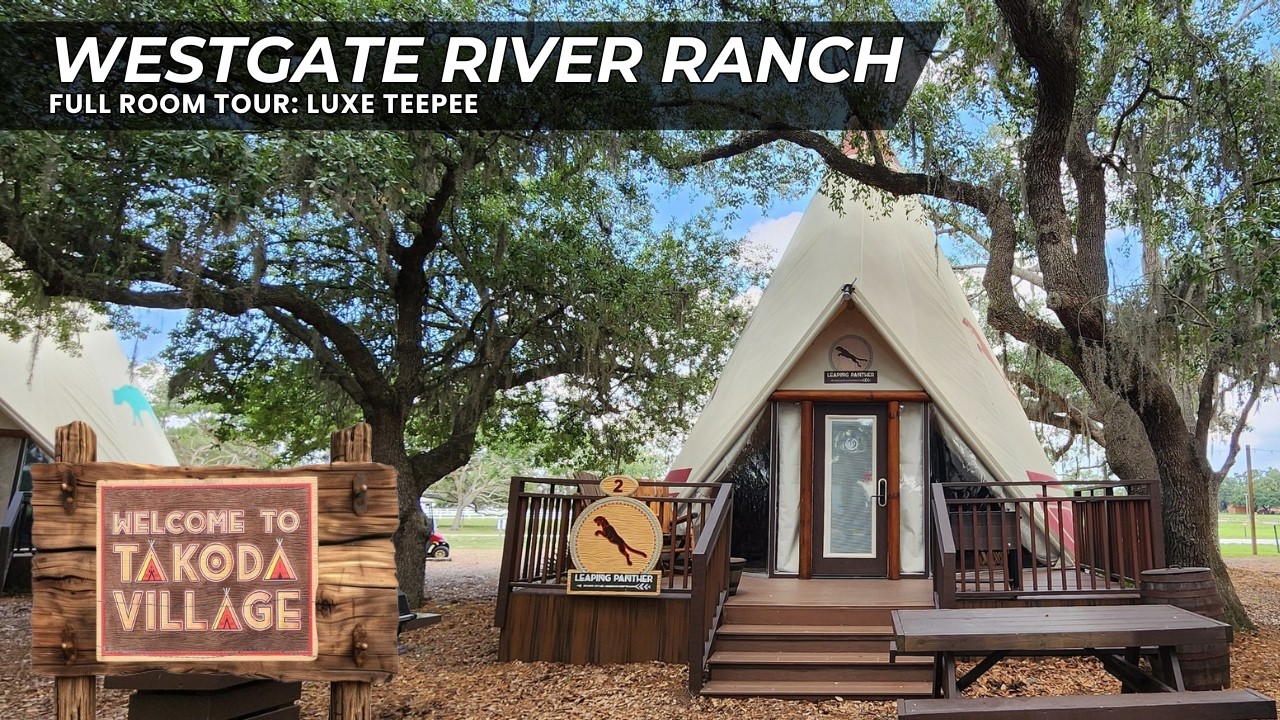 Tour of the Luxe Teepee at Westgate River Ranch & Rodeo | Included Activities | Glamping (4K)