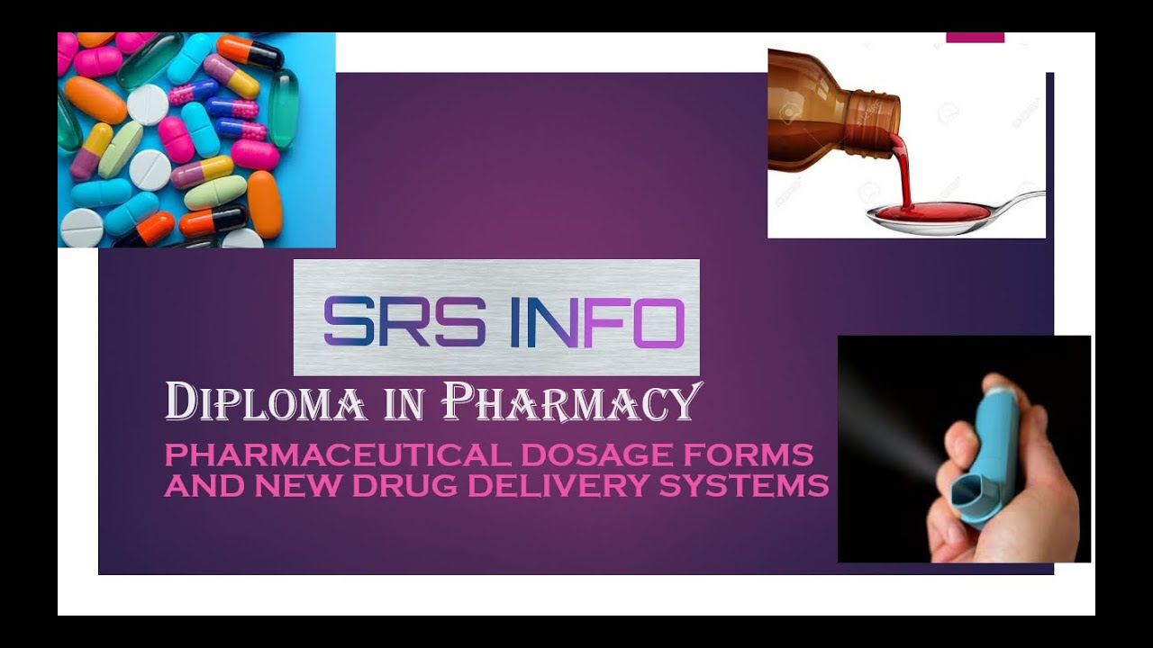 Pharmaceutics 1 | Chapter 1 | Pharmaceutical Dosage Forms and New Drug Delivery Systems