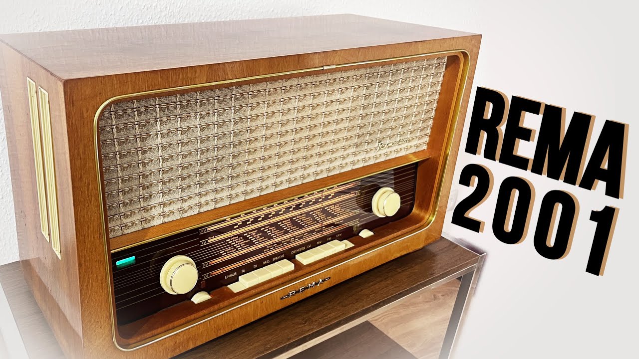 REMA 2001 - Tube Radio from East Germany GDR DDR #retroradio