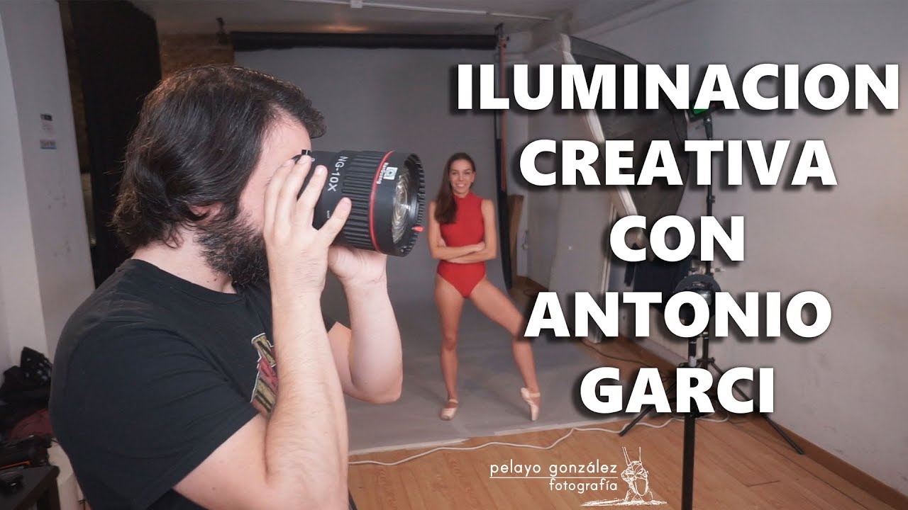 Iluminación creativa con Antonio Garci - Sesion de fotos de Ballet en estudio
