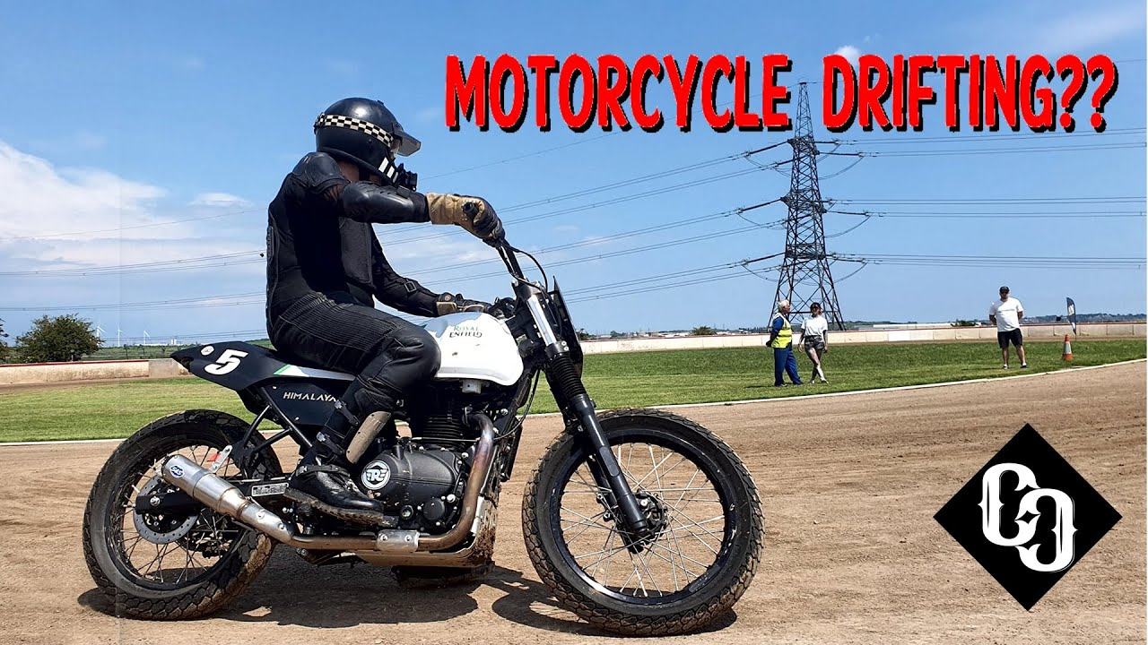 Royal Enfield Learn To Slide | Dirt Craft UK | Learning To Flattrack!