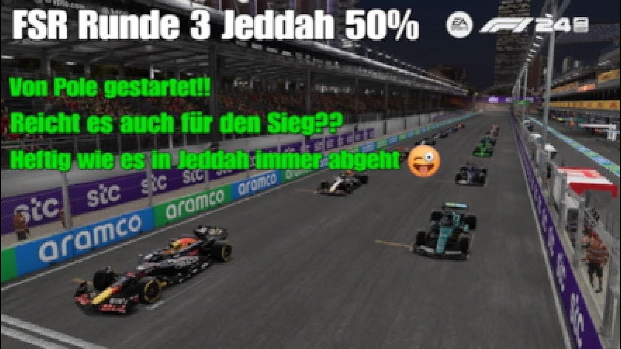 F1 24 Highlight FSR 50% Jeddah #keineFahrhilfen #Simracing