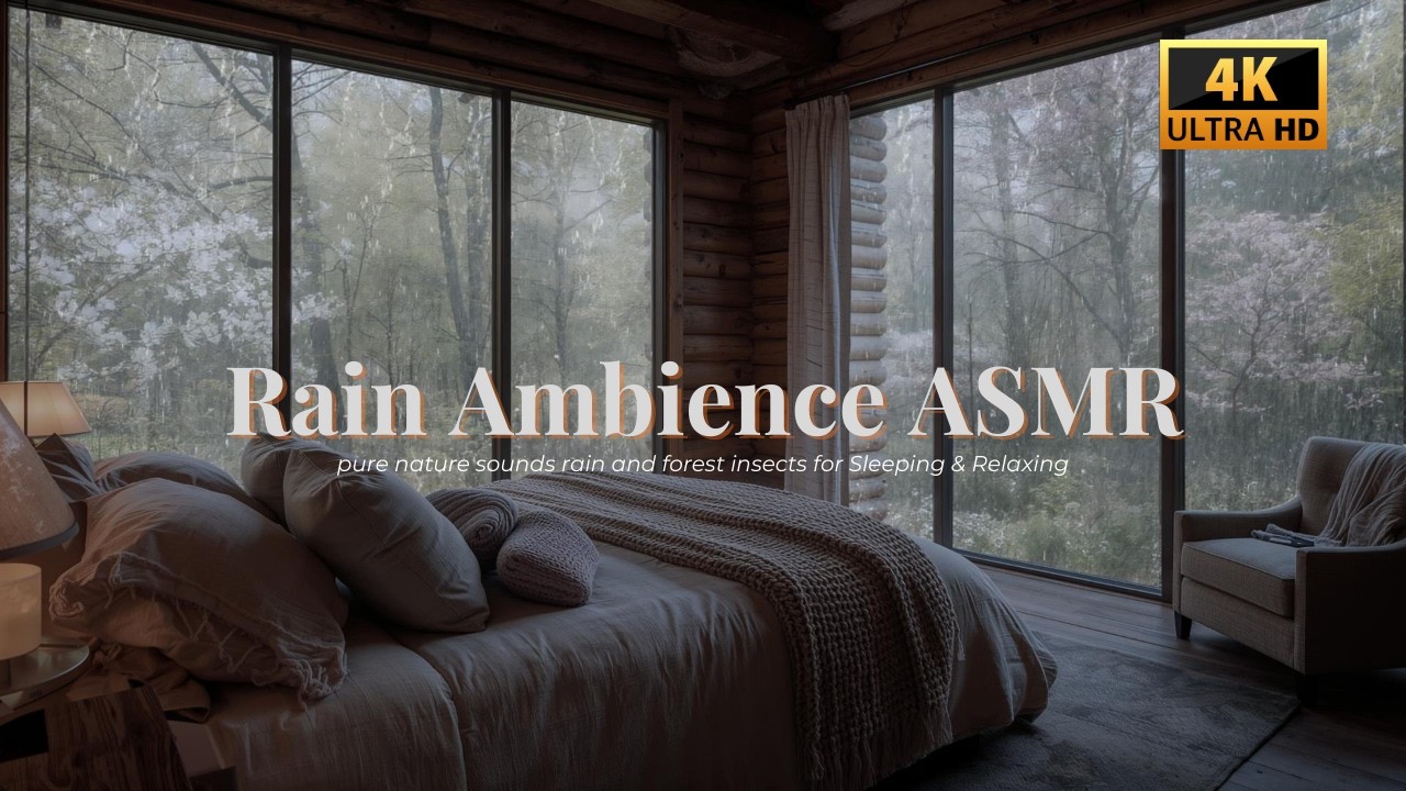 Put This On & Stop Overthinking 🌧️ Heavy Rain & Forest Sounds for Deep Sleep (No Music)