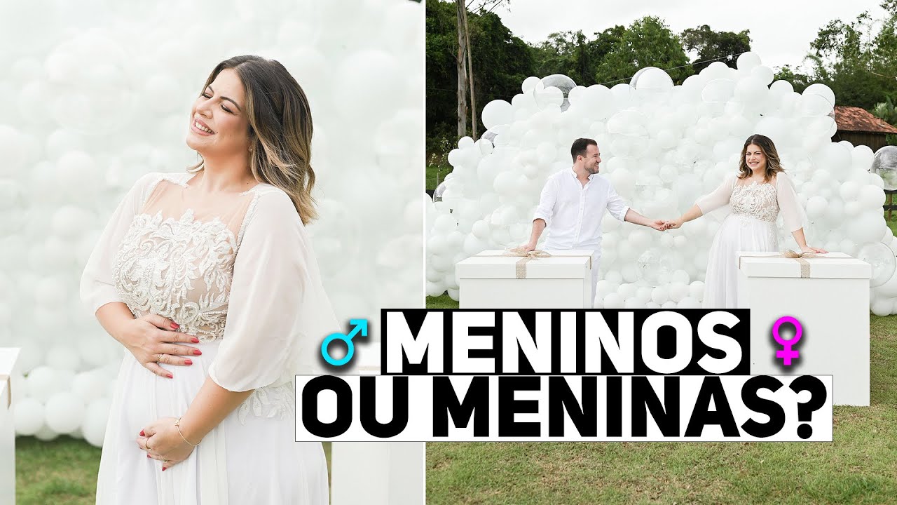 E OS BEBÊS SÃO... CHÁ REVELAÇÃO DOS MEUS GÊMEOS