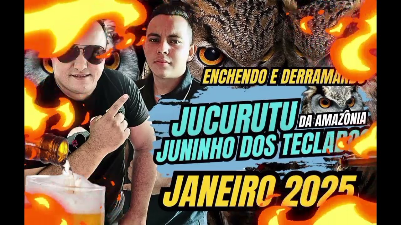 JUCURUTU DA AMAZÔNIA E JUNINHO DOS TECLADOS, JANEIRO 2025, ENCHENDO E DERRAMANDO