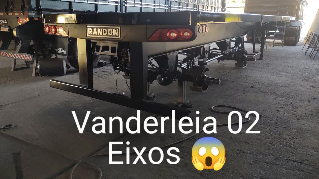 Vanderleia 02 eixo transformada dianteira do bitrem Randon