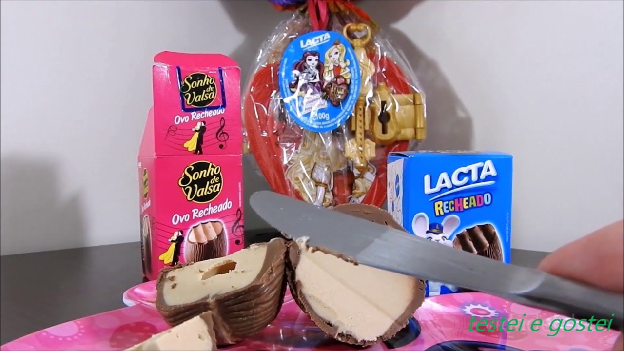 Testei e Gostei Lan&ccedil;amento 2016 Ovos da Lacta Recheados! Sonho de Valsa e ao Leite!