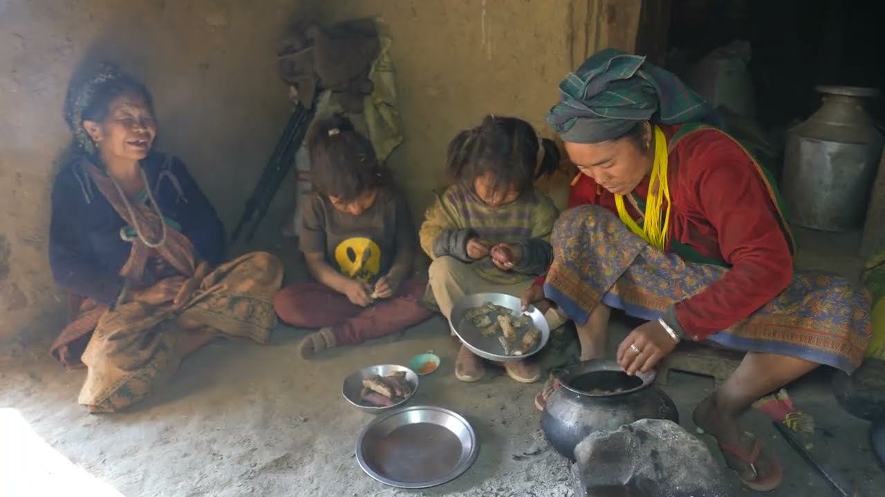 Lets look how is organic village kitchen ? Village life