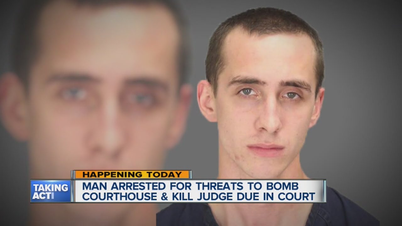 Man arrested for threats to bomb courthouse and kill judge due in court