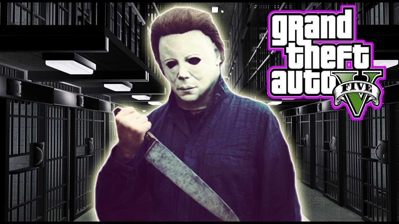 GTA 5 Mod - Micheal Myers Bị Bắt V&agrave;o T&ugrave; V&agrave; C&aacute;i Kết T&agrave;n S&aacute;t Cả Trại