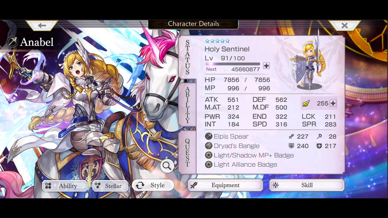 Another Eden | 255 Light Anabel ES | Can She Hit Damage Cap In The First Turn? Time To Find Out