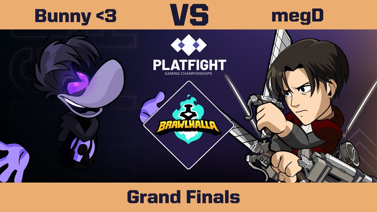Банни (Рэйман) против МегД (Леви) - Гранд-финал - Brawlhalla | Platfight Online