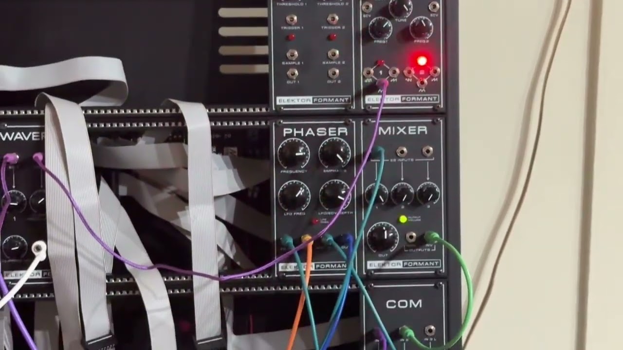 Build progress on my Erica Synths Elektor Formant DIY synthesizer&hellip;